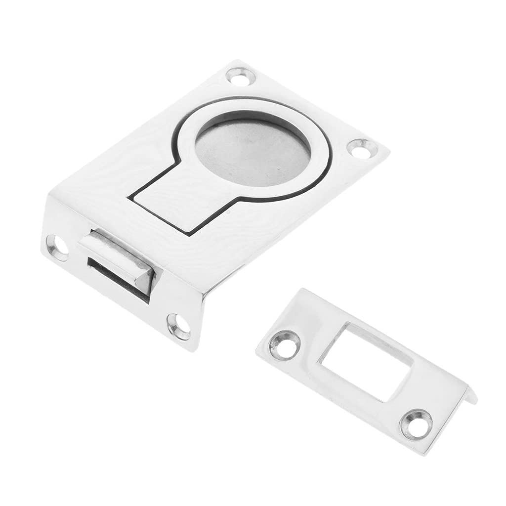 Loquet de plancher encastré en acier inoxydable marine 316 bague de rinçage durable