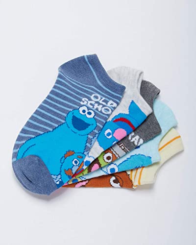 Sesame Street Women's 5 Pack No Show Ankle Socks3