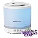Homvana Luftbefeuchter Schlafzimmer, 1,8L Top-Fill Kühlnebel Klein Luftbefeuchter Baby, Aroma Diffuser ätherische öle, Duftöl, Aromatherapie, Ultraschall Vernebler, Raumduft LED Diffuser, BPA Free