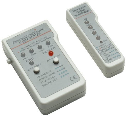 Manhattan Multifunction Cable Tester Rj-45/Rj-11 (351898) #TOP1