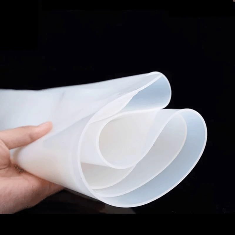 100 × 100 mm Silikonkautschukplatte, widerstandsfähige Silikagelplatte | 15mm