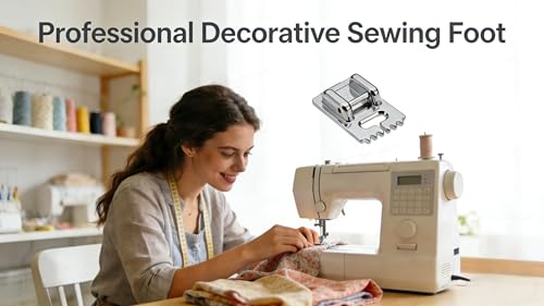 Pie prensatelas Pin Tuck para plisados decorativos miniatura 7