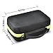 Case Compatible with Brother for P-Touch PTH110/ PRTH110/ Pro PT-H111/ PTE110 Portable Label Maker, Storage Holder Carrying Organizer for Label Tapes, AC Adapter, Charging Cables (Box Only) -Black