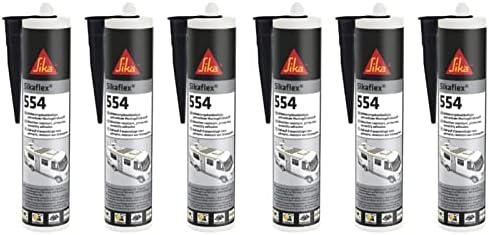 Sika Sikaflex 554 Klebstoff Inhalt 0,3 l Farbe schwarz, 18,90
