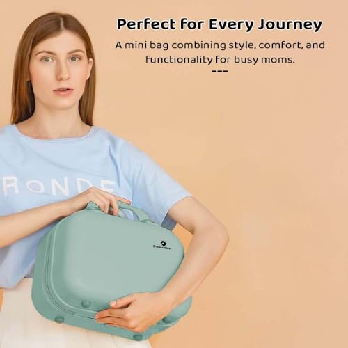 Image of StarAndDaisy Kids Hand Suitcase /Travel Bag for Boys & Girls, Baby Waterproof Travel Bag, Light Weight (Sea Green)