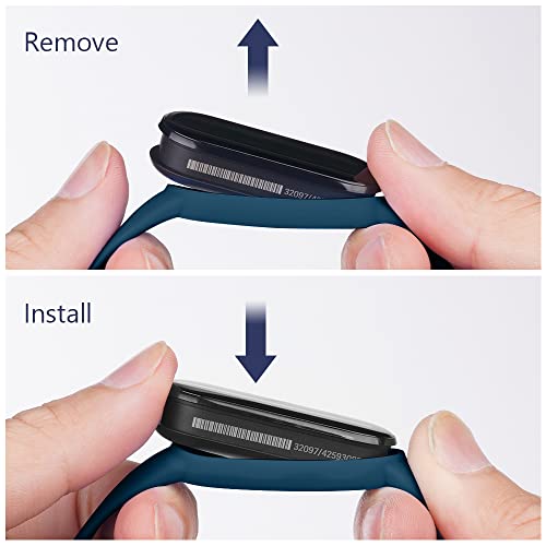 Ainiv Strap Replacement Compatible with Xiaomi Mi Band 7/Mi Band 6/Mi Band 5/Mi Band 4/Mi Band 3, 1/2/3/20pcs Silicone/Knitted/Stainless Steel Replacement Watchband Adjustable Sports Strap