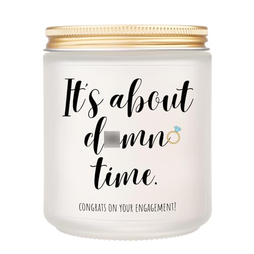 Bougie parfumée de 255g comme cadeau de fiançailles chic pour future mariée