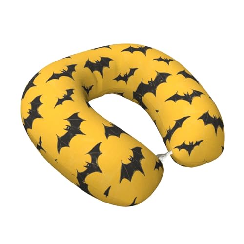 Almohada de Espuma Viscoelástica para Viaje Negra miniatura 1