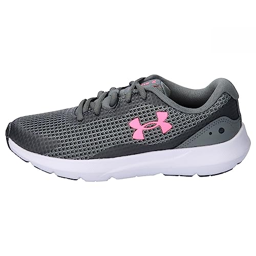 Image of Under Armour Surge 3 Sneakers for Women - Breathable Mesh Upper and Lace up Closure, Sturdy and Durable Shoes