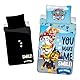 Jerry Fabrics Paw Patrol Kinderbettwäsche mit Leuchtmotiv, You Make Me Smile, Skye, Marshall, Everest, Chase, Rubble, Bettdecke 140x200 + Kopfkissen 70x90 cm, 100% Baumwolle