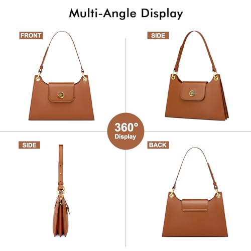 Peacocktion Shoulder Bag for Women Trendy Small Cute Vegan Leather Purses Handbags2