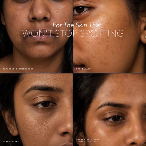 Image of LNGVTY Dark Spots, Pore Control Serum | For pigmentation caused by inflammation, UV, pollution | Powered by peptides, bio-retinoids, stem cell CM, niacinamide | Longevity for all skin types | 30ml