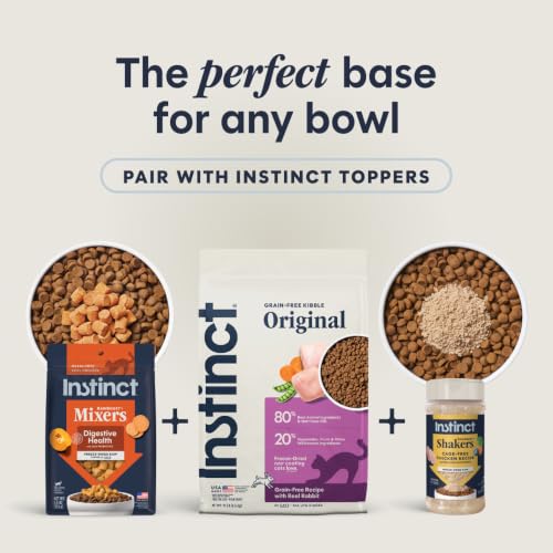 Image of Instinct Original Dry Cat Food, Raw Coated Kibble, Real Rabbit, 10 lb. Bag