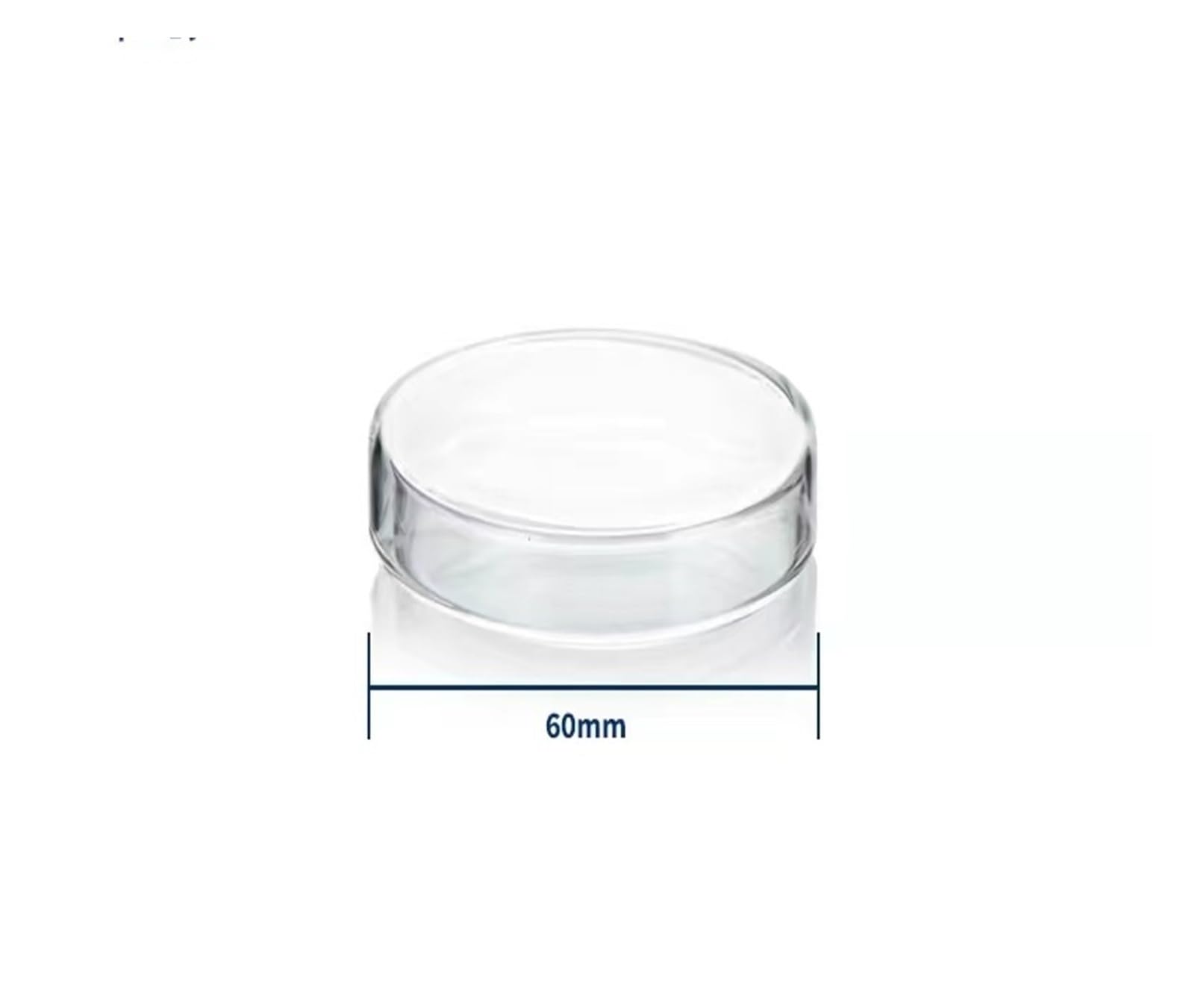 100 unids/pack laboratorio 60mm placa de Petri de plástico desechable equipo de laboratorio de cultivo biología placas de plástico transparente