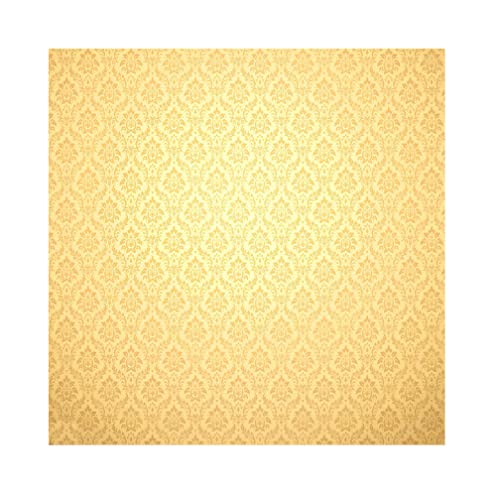 Toile de fond floral damassé doré 1,2x1,2m rétro pour studio photo