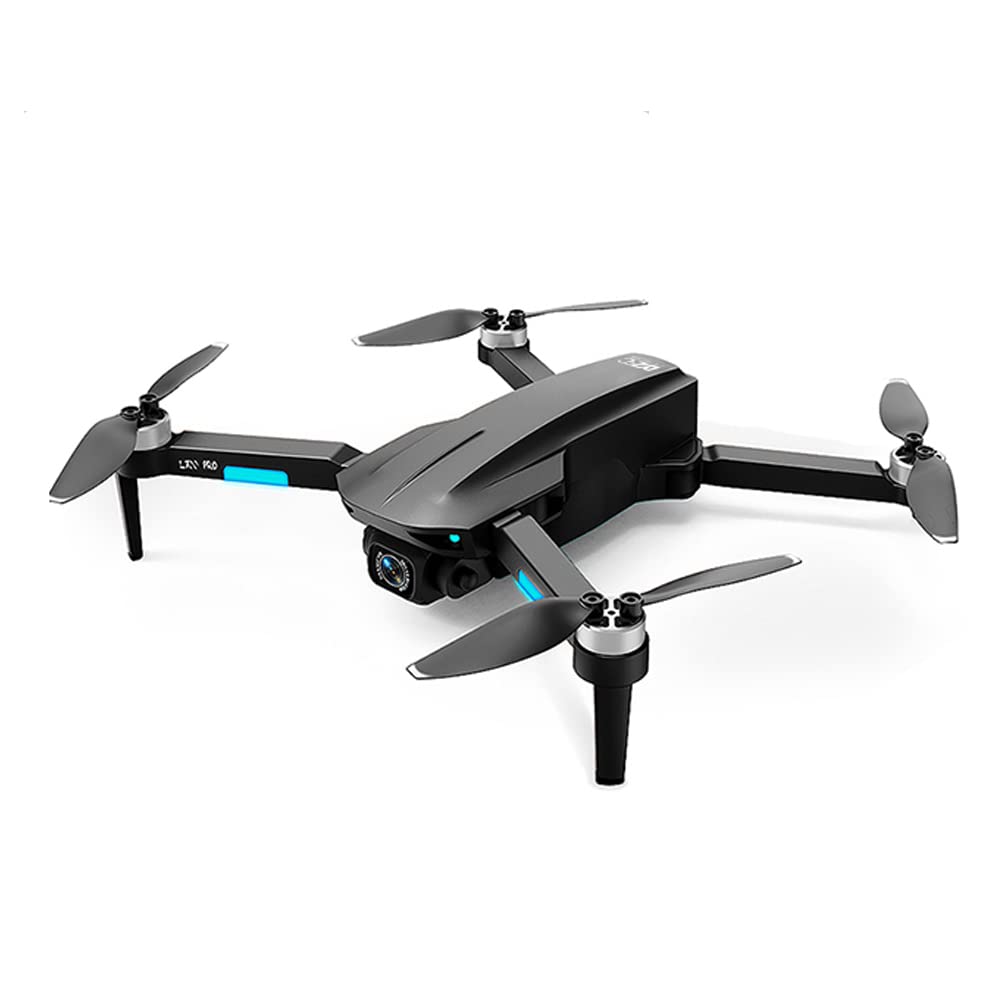 Droni con Fotocamera per Adulti, Droni 4K GPS 5G WiFi FPV con Custodia per Il Trasporto, Quadricottero A Lunga Distanza Dotato di 2 Batterie, Ritorno con Una Chiave/Arresto di Emergenza,Nero