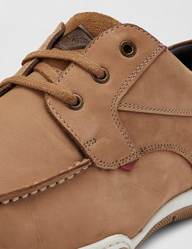 Image of Lee Cooper Men's LC6075A Leather Casual Shoes Olive 44