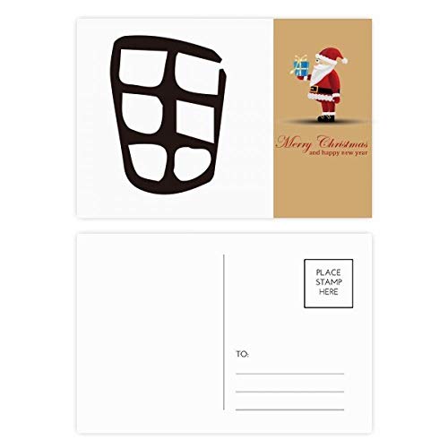 Cartes postales chinoises Tian Père Noël lot de 20 pour correspondances de fin d'année