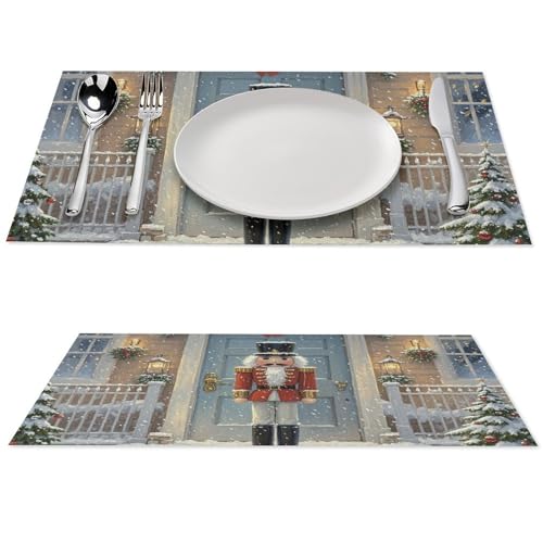 Sets de table vintage en PVC contre la chaleur et les rayures