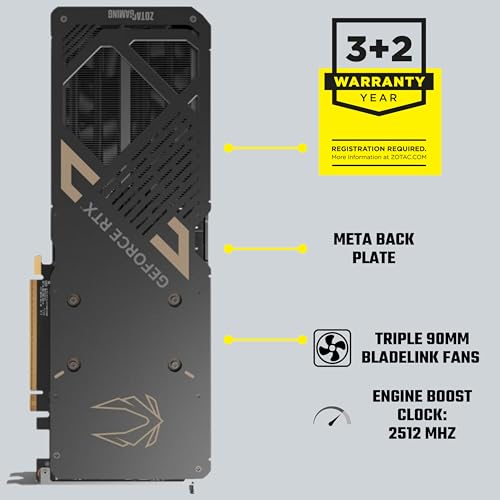 Image of ZOTAC Gaming Geforce RTX 5070 Solid Graphics Card - Black | 12 GB | DLSS 4 | GDDR7 | Advanced Cooling | Triple Fan | Spectra RGB Lights | ZT-B50700D-10P | Only Graphics Card with 5 Year Warranty