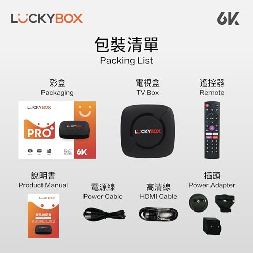 Image of LUCKYBOX PRO+ Chinese TV Box 华人网络機頂盒 中文電視盒子