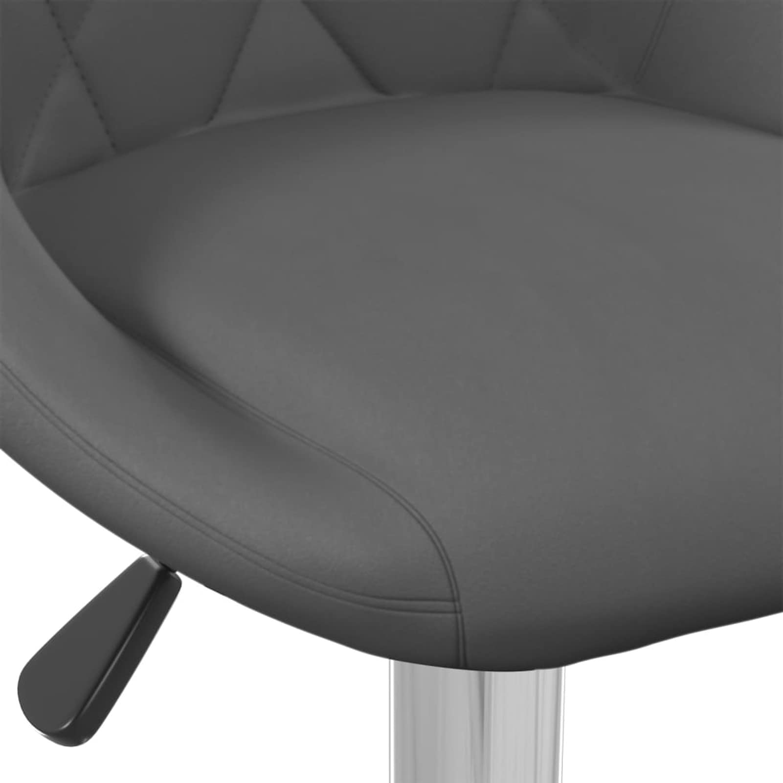 Homgoday Taburetes de bar, 2 unidades, color gris oscuro, de terciopelo, silla de oficina, silla de oficina, silla de escritorio, para salón o dormitorio