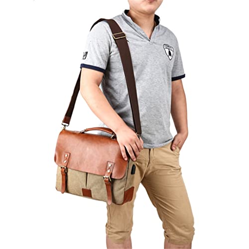 Official briefcase European and American retro shoulder portable messenger bag casual bag4