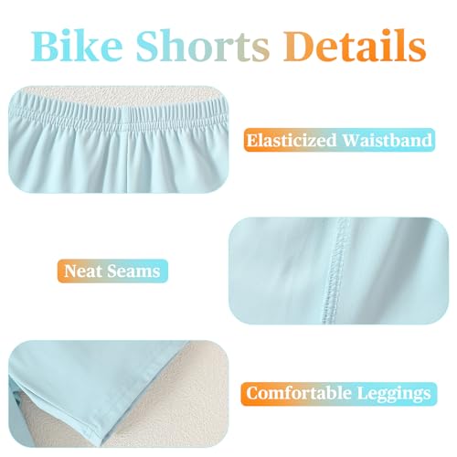 Image of Chichoo Girl's 2 Piece Athletic Outfits Workout Sets Sleeveless Crop Tank Tops and Bike Shorts Gymnastic Yoga Summer Kid 2-6Y