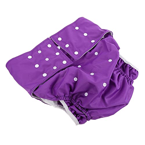 Healifty 1 Pza Lavable Para Adultos De Tres Filas Anti-Ropa Interior Pañal Reutilizable Ultra Noche Cuidado Cómodo Ajustable Anti-Fugas Sanitarias Adultos Transpirable Pérdida