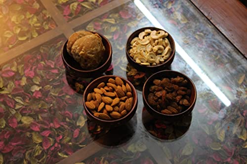 Image of Sheesham Wooden Handicraft Snacks Bowls | Handmade Wood Small Serving Bowl /Pyala.