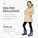 Imagen de Ladeheid Botas de Agua para niños en EVA Unisexo Botas de Lluvia Forradas Zapatos Infantiles Calzado para Invierno Impermeable Rainboots LA-CA-04