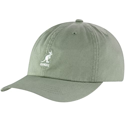 Image of Kangol Washed Baseball - Oil Green /1SFM