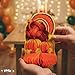 PMU Thanksgiving Honeycomb Decorations, 10in x 6in Turkey Table Centerpieces for Thanksgiving Party, Fall Harvest Themed Décor