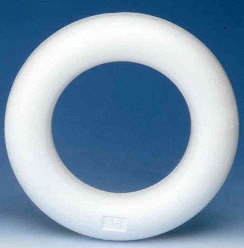 GLOREXStyrofoam ring, 15 x 3,5 x 15 cm, White