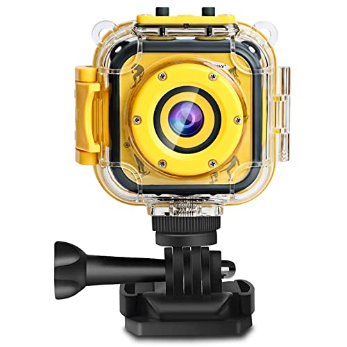 PROGRACE Children Kids Camera Waterproof Digital Action Camera for Boys Girls