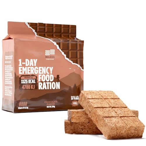 Emergency Food Supply - Chocolate High Energy Bar Bisquit 20 Years...
