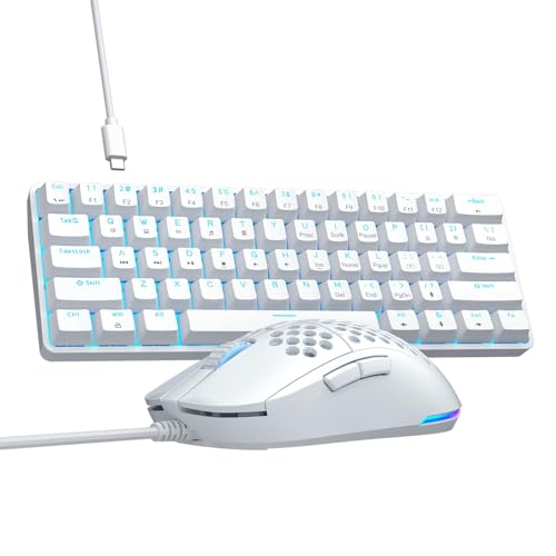 Image of TMKB Falcon M1SE Ultralight Honeycomb Gaming Mouse and T61SE 60% Mechanical Gaming Keyboard Combo