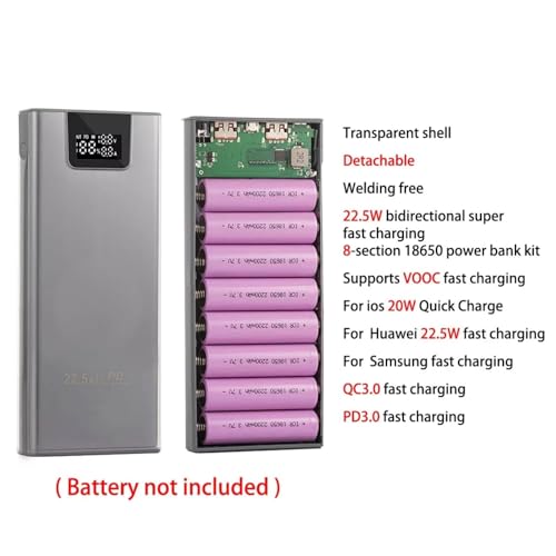 Carcasa para Power Bank portátil sin soldadura miniatura 6