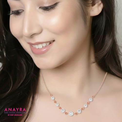 Image of 925 Sterling Silver Pendant Necklace for Women | Silver Locket with Chain | Daily Wear Jewellery | Minimalist Jewelry for Office & Casual Wear | Gift for Woman, Wife, Girlfriend, Mother, Sister | Anniversary, Birthday, Valentine's Day, Rakhi Gift
