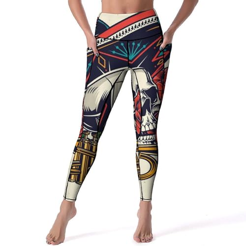 Legging de sport yoga taille haute gainant et anti-rouottement taille S
