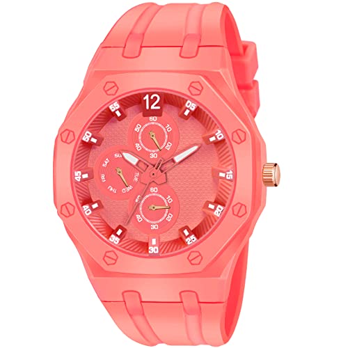 ON TIME OCTUS Analogue Unisex Watch for Men and Women MN-161-169 (Multi Dial Multi-Colored Strap)