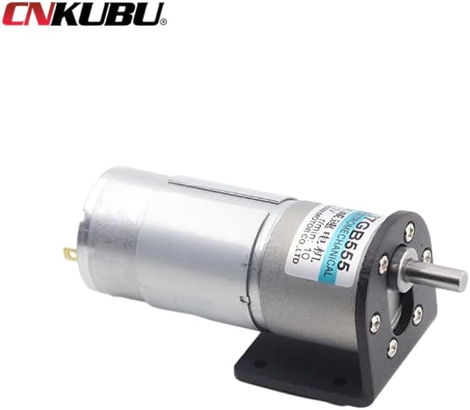 1PCS XD-37GB555 Gear 1A Motor Brush Motor 15W DC 12V 24V Reversible Speed Regulation Low Speed Micro Motor Slow Motor - (Type: A, Speed(RPM): 24V 30rpm)