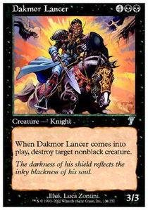 Magic: the Gathering - Dakmor Lancer - Seventh Edition