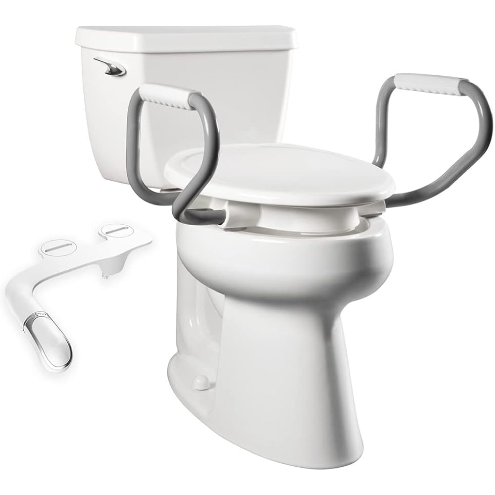 41/mo Finance Bemis Assurance 3" Raised Toilet Seat with Support