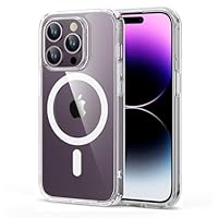 ESR Cover Magnetica per iPhone 14 Pro Max, Compatibile con Magsafe, Custodia Trasparente con...