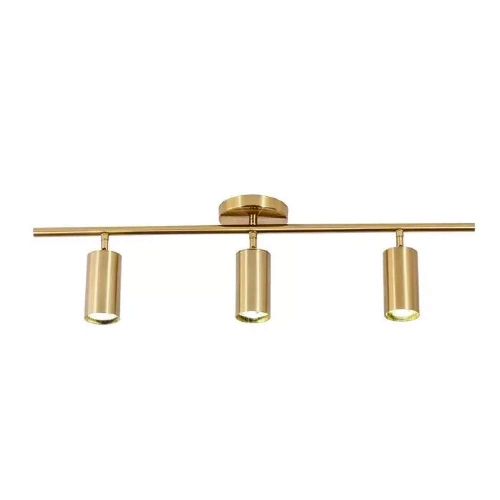 LED Ceiling Light rotatable,Modern Retro Antique Brass 3 Way Adjustable Ceiling Spotlight (3 Way)