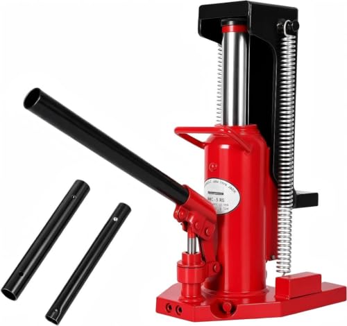 IDEALHOUSE Toe Jack, 5 Ton Toe/ 10 Ton Top, Air Hydraulic Floor Jack Lift