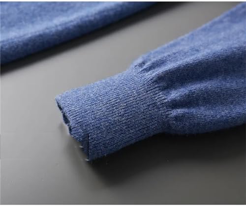 Jegsnoe 100% Goat Cashmere Sweater Men's Half Turtleneck Pullover Autumn Winter Long Sleeve Knitwear4