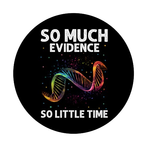 Forensic Criminology Quote for Crime Scene Investigator PopSockets Swappable PopGrip, Black - Image 3