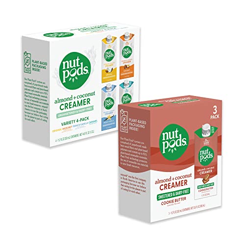 nutpods-Non-Dairy-Coffee-Creamer-Bundle-a-4-pack-of-our-Unsweetened-Variety-Pack-creamer-and-a-3-pack-of-our-Cookie-Butter-creamer